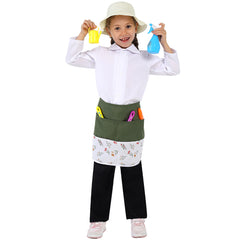 Kindergarten Pastoral Style Bib Props Set Cosplay Outfits Halloween Carnival Suit