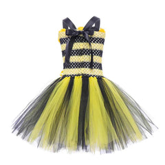 Little Bee Tutu Fairies Dress 4-Piece Set Cosplay Outfits Halloween Party Suit