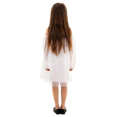 Little Ghost Girl Flared Sleeve Dress Cosplay Costume Outfits Halloween Carnival Suit