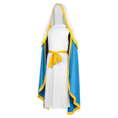 Medieval Renaissance Madonna The Virgin Mary Kids Children Cosplay Costume Outfits Halloween Carnival Suit