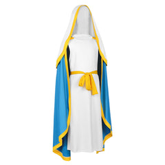 Medieval Renaissance Madonna The Virgin Mary Kids Children Cosplay Costume Outfits Halloween Carnival Suit