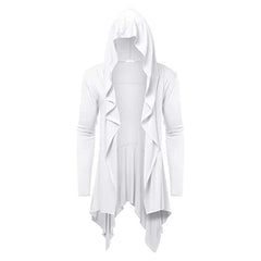 Medieval Retro Long Hooded Cardigan Shawl Cosplay Costume Outfits Halloween Carnival Suit