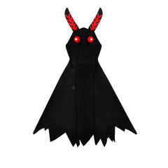 Mothman Cosplay Kids Children Hooded Costume Cloak Halloween Carnival Accessories