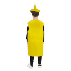 Mustard Sauce Tomato Sauce Cosplay Kids Children Outfits Halloween Party Carnival Suit