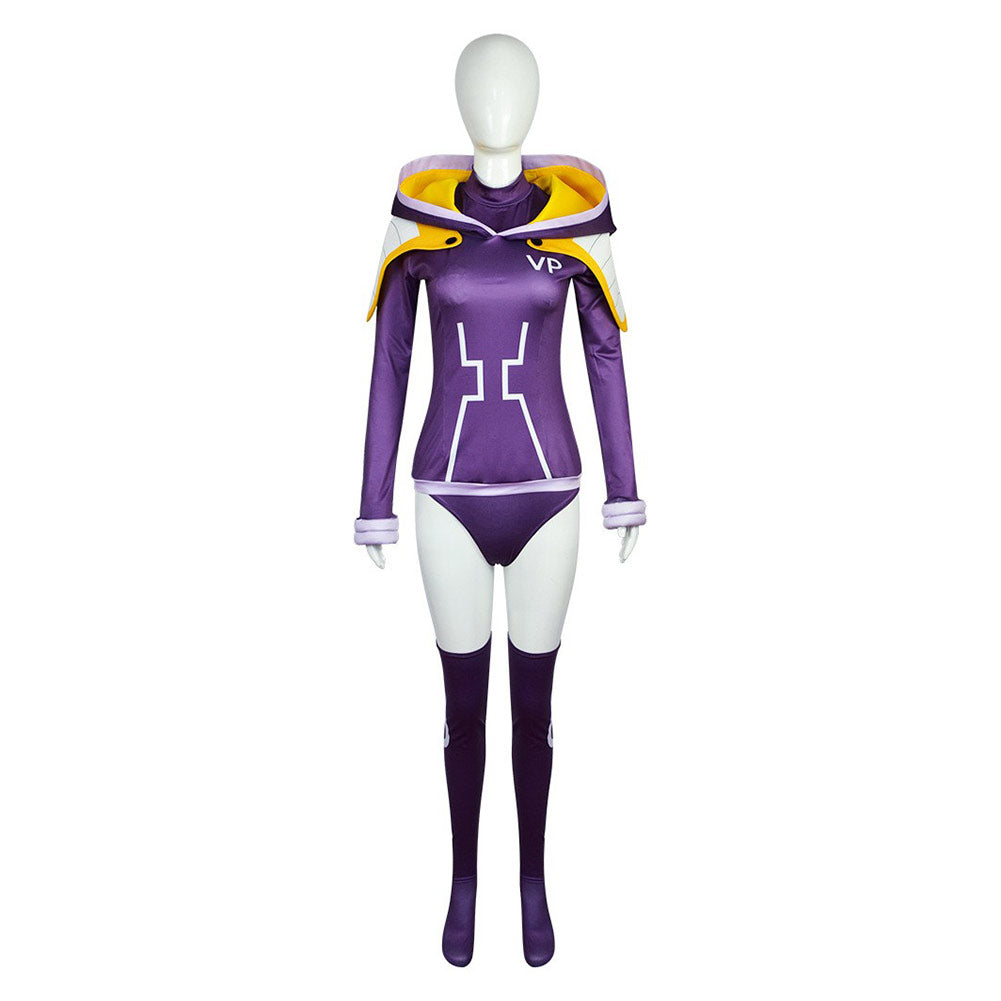 One Piece Jewelry Bonney Egghead Arc Purple Suit Cosplay Costume Outfits Halloween Carnival Suit