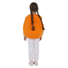 Pumpkin Pockets For Candy Kids Little Children Cosplay Outfits Halloween Party Suit