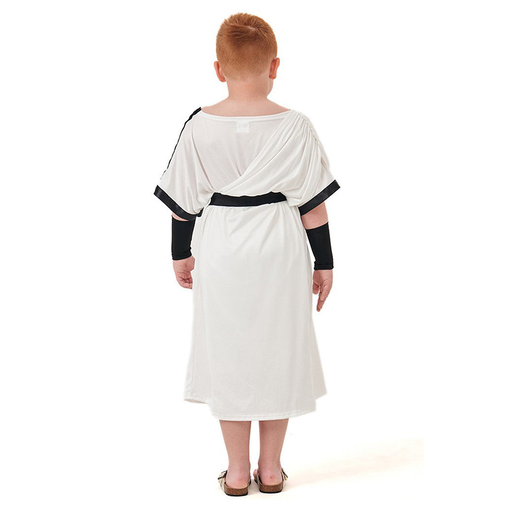 Renaissance Retro Greek Roman Kids Boys Warriors Cosplay Robe Costume ...