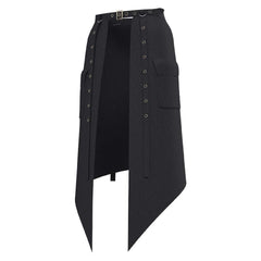 Retro Medieval Rock Dark Style Women Punk Gothic Skirt Shorts Set Cosplay Outfits Halloween Party Suit