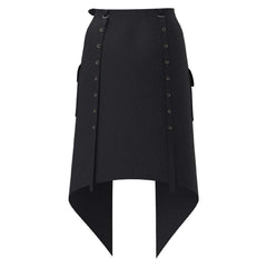 Retro Medieval Rock Dark Style Women Punk Gothic Skirt Shorts Set Cosplay Outfits Halloween Party Suit