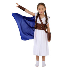 Retro Renaissance Moon Goddess Cosplay Kids Girls Dress Outfits Halloween Carnival Suit