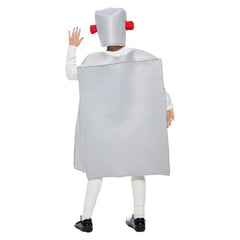 Robot Kids Children Printed Cloak Performance Clothing Cosplay Costume Outfits Halloween Carnival Suit