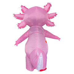 Salamander Pink Adult One Size Inflatable Clothes Jumpsuit Cosplay Costume Outfits Halloween Carnival Suit  ﻿