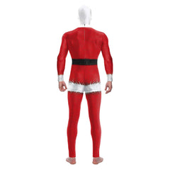 Santa Claus Terrifying Clothes With Headgear Cosplay Outfits 2024 Christmas Halloween Party Suit