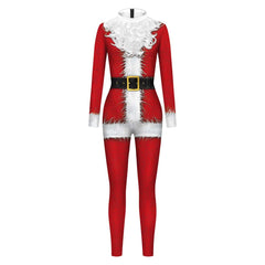 Santa Claus Terrifying Clothes With Headgear Cosplay Outfits 2024 Christmas Halloween Party Suit