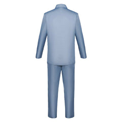 The Boy and the Heron Mahito Maki Blue Top Pants Set Cosplay Costume Outfits Halloween Carnival Suit