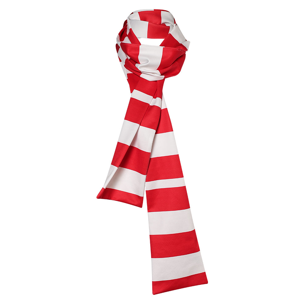 The Cat in the Hat Cat Sean Cosplay Scarf Halloween Costume Accessories Props