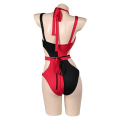 Ugly Girl Harley Quinn One-piece Swimsuit Lingerie for Women Cosplay Costume Outfits Halloween Carnival Suit