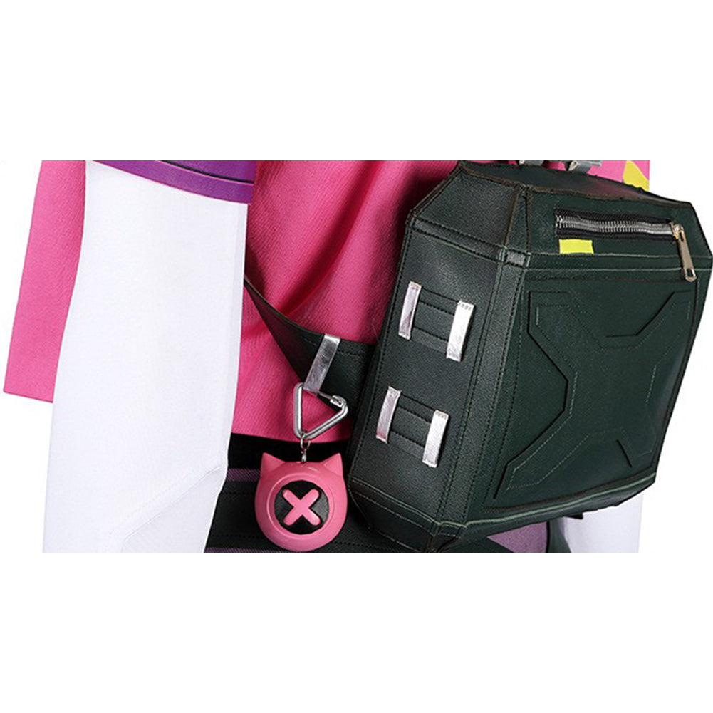 Valorant Clove Cosplay Backpack Crossbody PU Leather Bags Student Scho ...