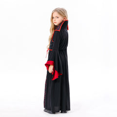 Vampire Cosplay Dress For Little Kids Girls Costume Outfits Halloween Carnival Suit