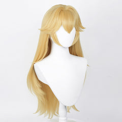 The Super Mario Bros. Princess Peach Cosplay Wig Heat Resistant Synthetic Hair Carnival Halloween Party Props