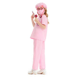Doctor Pink KIds Cosplay Costume  Kids Pink Clothes Outfits Halloween Carnival Party Disguise Suit