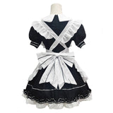 Black and White Maid Cosplay Costume Halloween Carnival Party Disguise Suit
