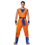 Adult Halloween Dragon Ball Costume Son Goku Suit Outfit Cosplay Costume Kung Fu Outfit - INSWEAR