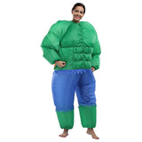 Adult Inflatable Hulk Fancy Dress Costume Halloween Muscle Inflatable Costumes - INSWEAR