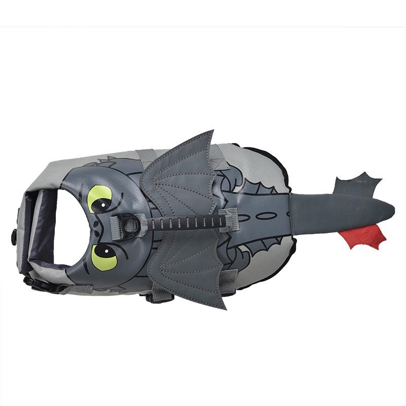 How to Train Your Dragon Dog Life Jacket Vest Floatation Vest Swimming Rescue Device Pet Lifesaver Swimsuit - INSWEAR