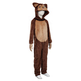 Animal Squirrel Cosplay Costume Jumpsuit Sleepwear Pajams Outfits  Kids Children Halloween Carnival Suit