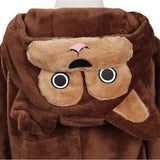 Animal Squirrel Cosplay Costume Jumpsuit Sleepwear Pajams Outfits  Kids Children Halloween Carnival Suit
