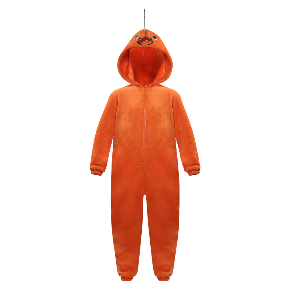 Adult Chainsaw Man-Pochita Cosplay Costume Jumpsuit Pajamas Sleepwear Halloween Carnival Suit
