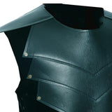 Adult Men Halloween Sleeveless Side Straps Round Neck Stitching Medieval Coat Carnival Cosplay Costumes - INSWEAR