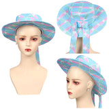 2023 Barbie Movie Barbie Barbie Cosplay Beach Hat Cap Earings Halloween Carnival Costume Accessories