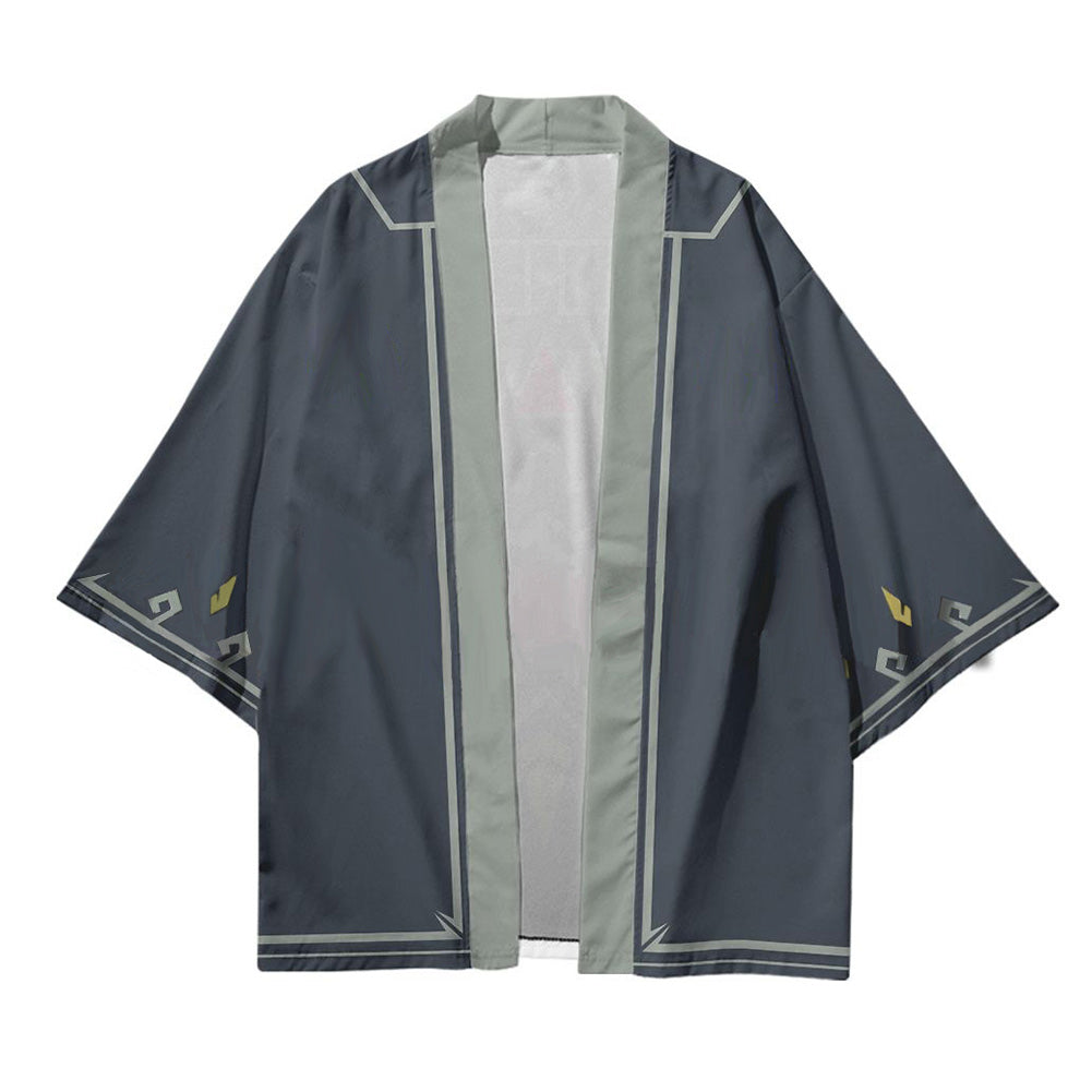 The Legend of Zelda Link Cosplay Cloak Kimono Cardigan Robe Cospaly Costume Print Casual Coat