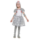 Halloween Kids Girls Shark Dress Halloween Carnival Costume Dress Up - INSWEAR