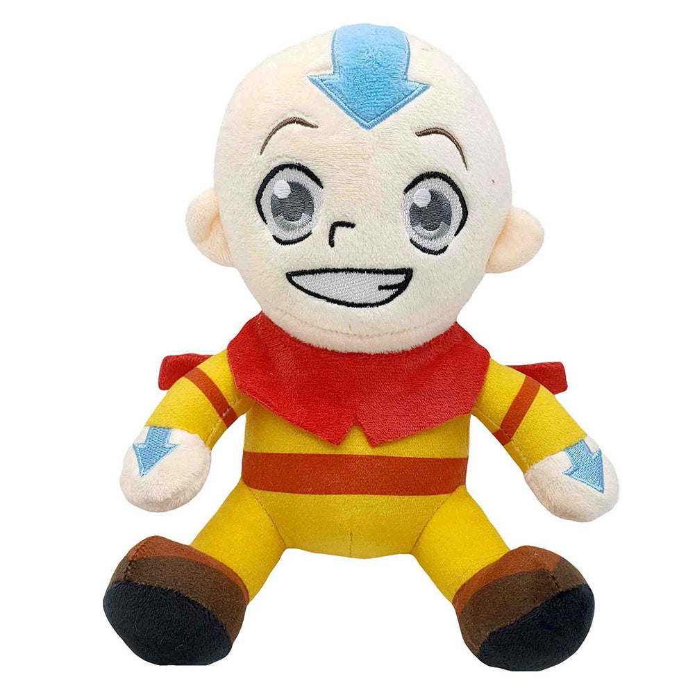 18 CM 2024 TV Aang Cosplay Plush Cartoon Kids Toys Doll Soft Stuffed Dolls Mascot Birthday Xmas Gift
