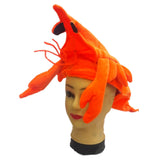Halloween Festival Party Creative Orange Shrimp Soldiers Party Costume Hat - INSWEAR