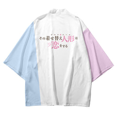 Anime My Dress-Up Darling Japanese Kimono Haori Yukata Kitagawa Marin Printed Summer Casual Streetwear - INSWEAR