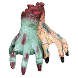 Halloween Crawling Monster Hand Vinyl Lifelike Climb Walking Hand Grabs Toy House Bar Decorations - INSWEAR