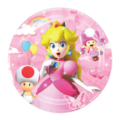 The Super Mario Bros. Peach Cosplay Tableware Tool *pcs/Set Halloween Carnival Table Accessories