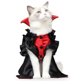 Halloween Pet Vampire Costume Funny Clothes Suits Cats Dogs Clothes Take Photo Props Pet Supplies - INSWEAR