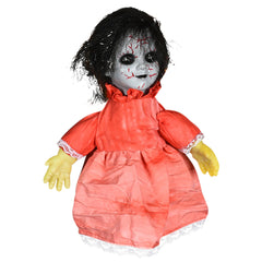 Halloween Horror Dolls Scary Electric Creepy Haunted Dolls Ghost Witch Ornament Party Decor Supplies Toys - INSWEAR