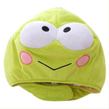 Novelty Funny Frog Hat Headgear Head Cover Animal Plush Cap Halloween Costume Party Photo Props - INSWEAR
