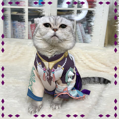 Game Genshin Impact Xiao Cosplay Cute Little Cat Clothes Coat Costume Take Photo Props Dog Pet Supplies - INSWEAR