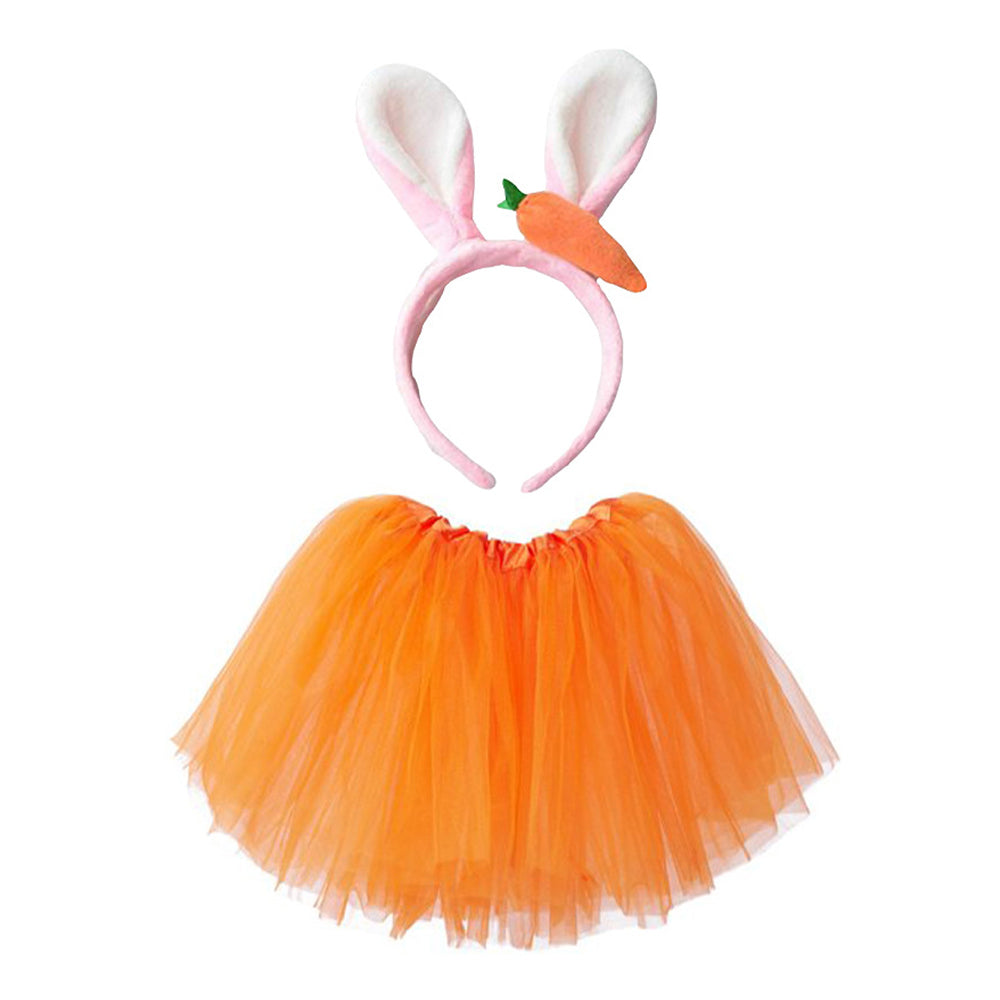 Easter Rabbit Cosplay Tutu Dress Headband Outfits Halloween Carnival Suit