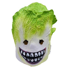 Cabbage Mask Cosplay Latex Masks Helmet Masquerade Halloween Party Costume Props - INSWEAR