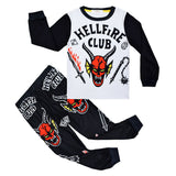 Kids Stranger Things Season 4 The Hellfire Club Eddie Munson Shirt Boys Girls Sweatshirts Pants Set 3D Printed Cosplay Streetwear - INSWEAR