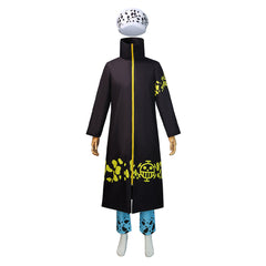 One Piece Trafalgar D. Water Law Cosplay Costume Halloween Carnival Party Disguise Suit