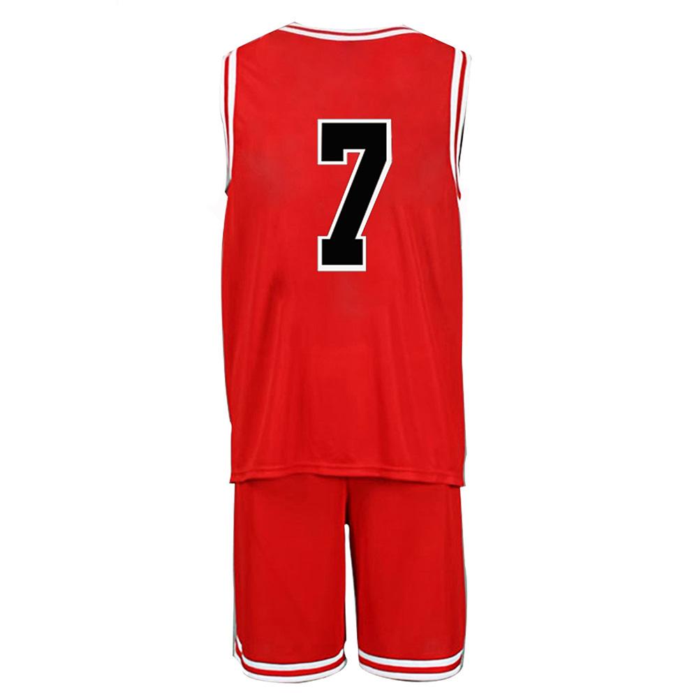 Anime SLAM DUNK #7 Miyagi Ryota Cosplay Basketball Jersey Sets Summer Cool Casual Streetwear Clothes - INSWEAR